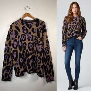 Ragdoll LA Mohair‎ & Alpaca-Blend Cheetah Sweater